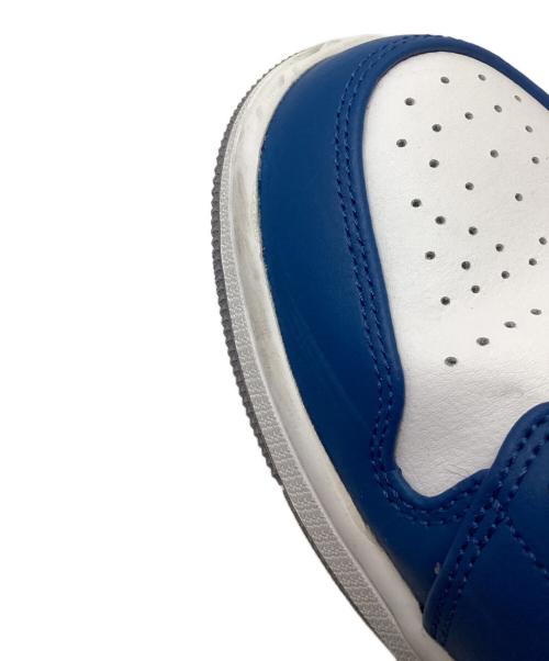 NIKE（ナイキ）NIKE (ナイキ) AIR JORDAN 1 LOW True Blue ネイビー×ホワイト サイズ:27.5の古着・服飾アイテム