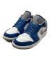 NIKE（ナイキ）の古着「AIR JORDAN 1 LOW True Blue」｜ネイビー×ホワイト