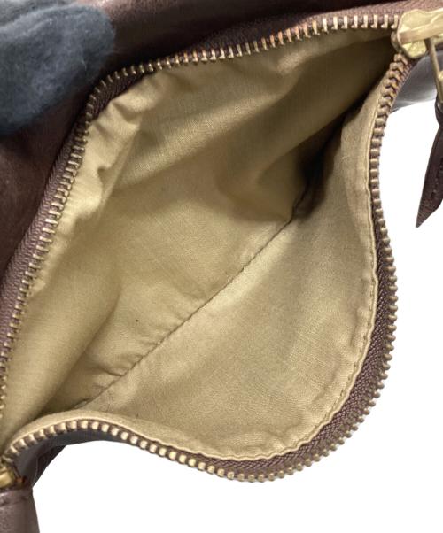 SLOW（スロウ）SLOW (スロウ) レザーボディーバッグ ブラウンの古着・服飾アイテム