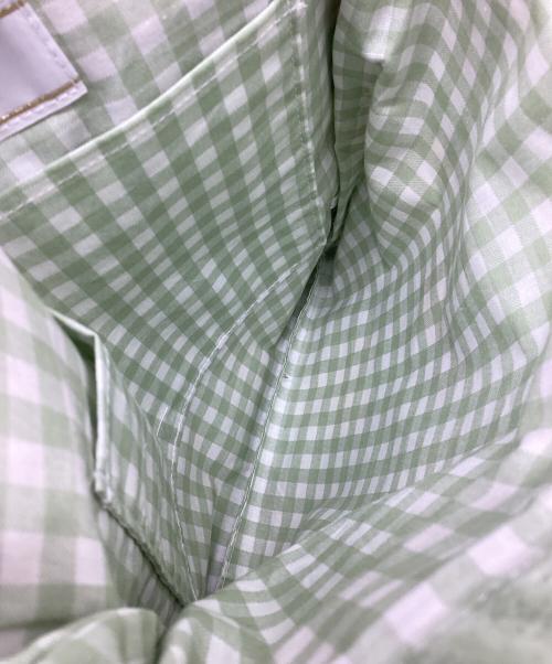 FEILER（フェイラー）FEILER (フェイラー) ハンドバッグ 黄緑の古着・服飾アイテム