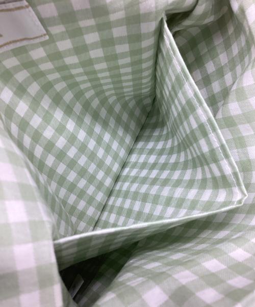 FEILER（フェイラー）FEILER (フェイラー) ハンドバッグ 黄緑の古着・服飾アイテム