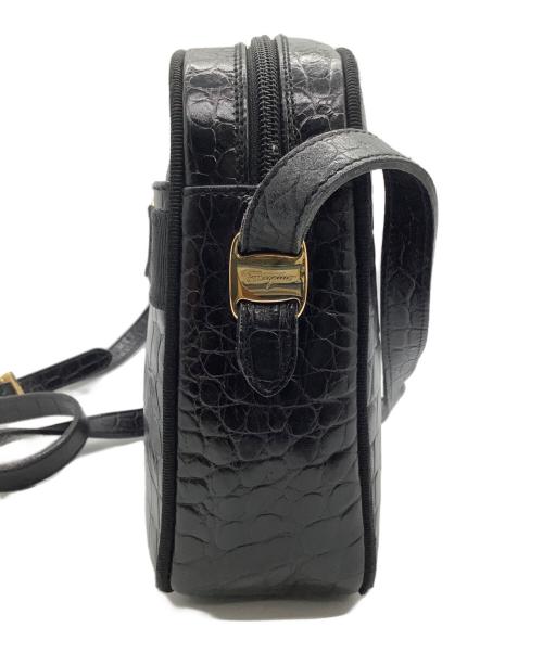 Salvatore Ferragamo（サルヴァトーレ フェラガモ）Salvatore Ferragamo (サルヴァトーレ フェラガモ) ショルダーバッグ ブラックの古着・服飾アイテム