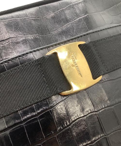 Salvatore Ferragamo（サルヴァトーレ フェラガモ）Salvatore Ferragamo (サルヴァトーレ フェラガモ) ショルダーバッグ ブラックの古着・服飾アイテム