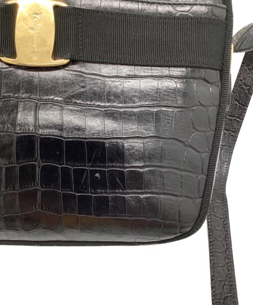 Salvatore Ferragamo（サルヴァトーレ フェラガモ）Salvatore Ferragamo (サルヴァトーレ フェラガモ) ショルダーバッグ ブラックの古着・服飾アイテム