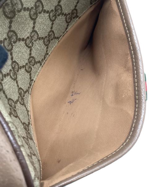 GUCCI（グッチ）GUCCI (グッチ) GGショルダーバッグ ベージュ×ブラウンの古着・服飾アイテム