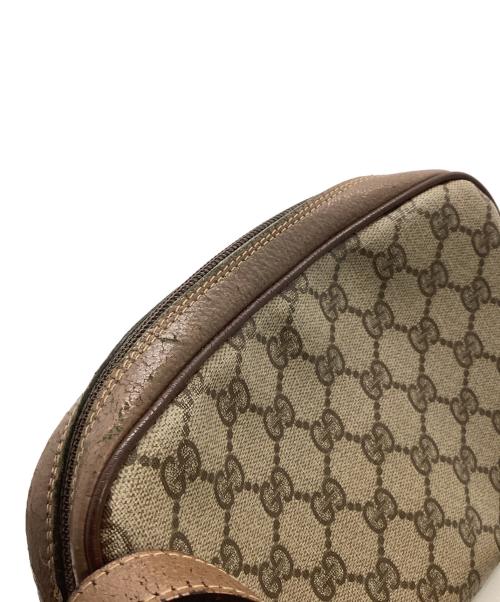 GUCCI（グッチ）GUCCI (グッチ) GGショルダーバッグ ベージュ×ブラウンの古着・服飾アイテム