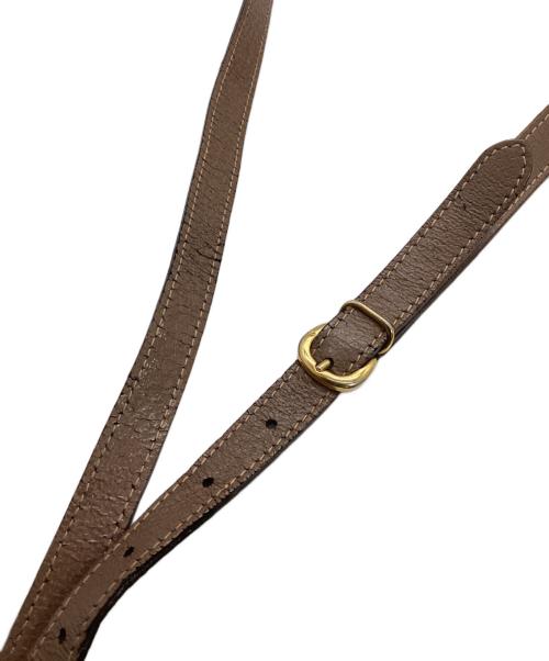 GUCCI（グッチ）GUCCI (グッチ) GGショルダーバッグ ベージュ×ブラウンの古着・服飾アイテム