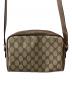GUCCI (グッチ) GGショルダーバッグ ベージュ×ブラウン：25000円