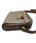 中古・古着 GUCCI (グッチ) GGショルダーバッグ ベージュ×ブラウン：25000円