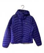 Patagoniaパタゴニア）の古着「Wウィメンズ・ダウン・セーター・フーディ」｜ブルー
