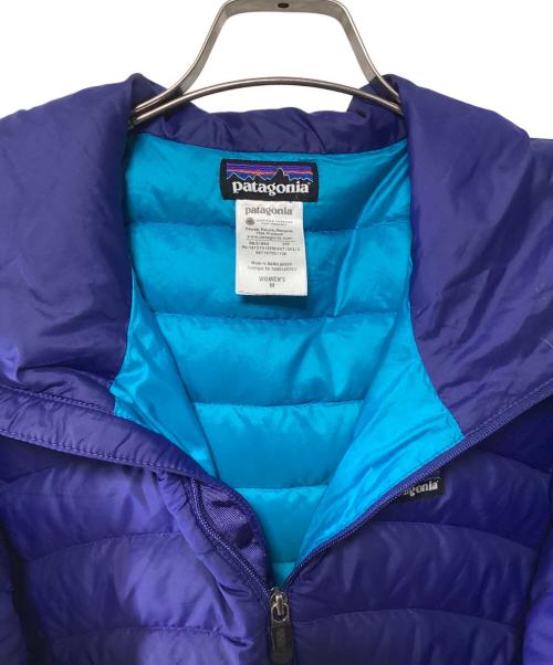 Patagonia（パタゴニア）Patagonia (パタゴニア) Wウィメンズ・ダウン・セーター・フーディ ブルー サイズ:Mの古着・服飾アイテム