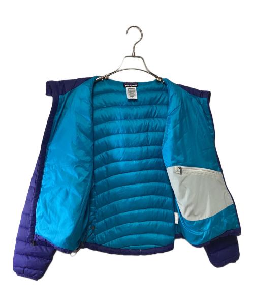 Patagonia（パタゴニア）Patagonia (パタゴニア) Wウィメンズ・ダウン・セーター・フーディ ブルー サイズ:Mの古着・服飾アイテム