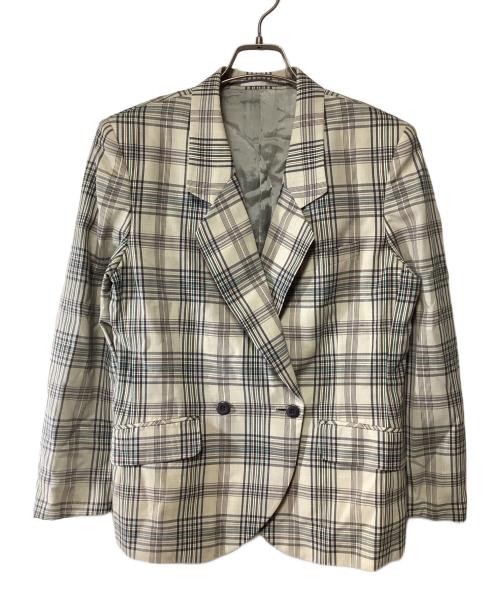 Burberry's（バーバリーズ）Burberry's (バーバリーズ) ダブルブレストジャケット アイボリー サイズ:9ARの古着・服飾アイテム