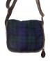 Harris Tweed (ハリスツイード) brady (ブレディ) ショルダーバッグ グレー×ネイビー×グリーン：12000円