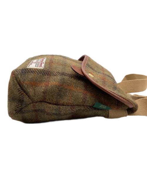brady（ブレディ）brady (ブレディ) Harris Tweed (ハリスツイード) ショルダーバッグ カーキ×ベージュの古着・服飾アイテム