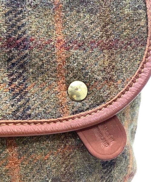 brady（ブレディ）brady (ブレディ) Harris Tweed (ハリスツイード) ショルダーバッグ カーキ×ベージュの古着・服飾アイテム