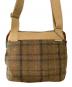 brady (ブレディ) Harris Tweed (ハリスツイード) ショルダーバッグ カーキ×ベージュ：12000円