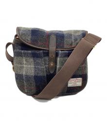 brady×Harris Tweed（ブレディ×ハリスツイード）の古着「ショルダーバッグ」｜ネイビー×グレー