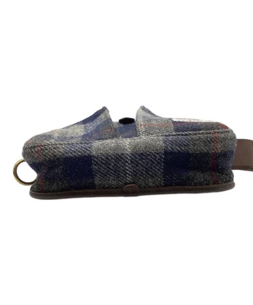 brady（ブレディ）brady (ブレディ) Harris Tweed (ハリスツイード) ショルダーバッグ ネイビー×グレーの古着・服飾アイテム