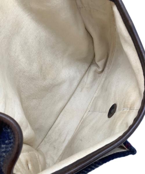 brady（ブレディ）brady (ブレディ) Harris Tweed (ハリスツイード) ショルダーバッグ ネイビー×グレーの古着・服飾アイテム