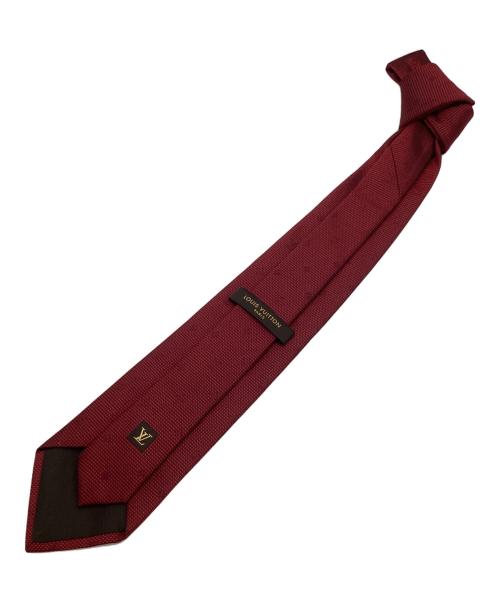 LOUIS VUITTON（ルイ ヴィトン）LOUIS VUITTON (ルイ ヴィトン) シルクネクタイ ワインレッド サイズ:記載なしの古着・服飾アイテム