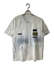 MM6 Maison Margiela（エムエムシックスメゾンマルジェラ）の古着「ラベルパッチTシャツ」｜ホワイト