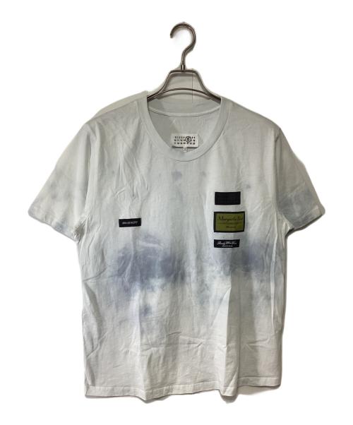 MM6 Maison Margiela（エムエムシックスメゾンマルジェラ）MM6 Maison Margiela (エムエムシックスメゾンマルジェラ) ラベルパッチTシャツ ホワイト サイズ:Mの古着・服飾アイテム