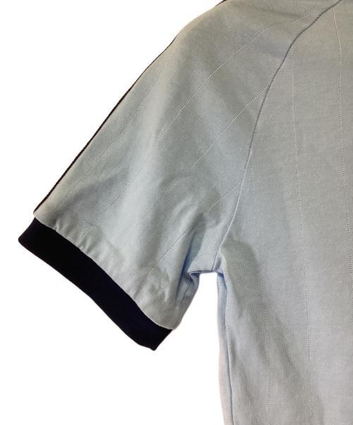 adidas（アディダス）adidas (アディダス) 半袖カットソー ブルー サイズ:Sの古着・服飾アイテム