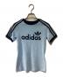 adidas（アディダス）の古着「半袖カットソー」｜ブルー