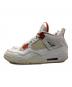 NIKE (ナイキ) AIR JORDAN 4 RETRO ホワイト×オレンジ サイズ:27.5：8000円