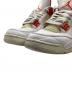 中古・古着 NIKE (ナイキ) AIR JORDAN 4 RETRO ホワイト×オレンジ サイズ:27.5：8000円