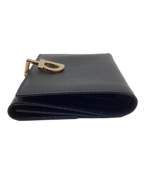 Salvatore Ferragamo（サルヴァトーレ フェラガモ）Salvatore Ferragamo (サルヴァトーレ フェラガモ) 2つ折り財布 ブラックの古着・服飾アイテム