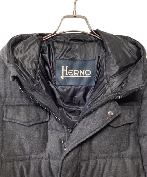 HERNO（ヘルノ）HERNO (ヘルノ) 中綿ジャケット ブラック サイズ:50の古着・服飾アイテム