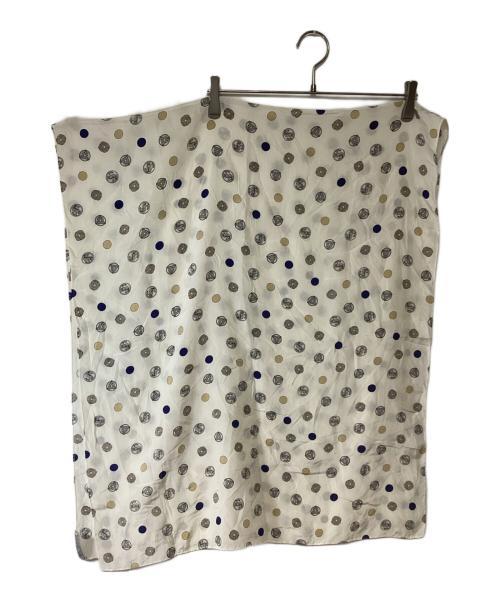 GUCCI（グッチ）GUCCI (グッチ) シルクスカーフ アイボリーの古着・服飾アイテム