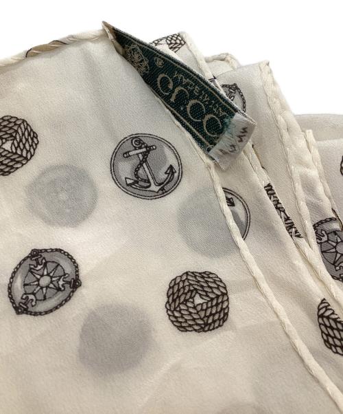 GUCCI（グッチ）GUCCI (グッチ) シルクスカーフ アイボリーの古着・服飾アイテム