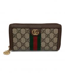 GUCCI（グッチ）の古着「ロングウォレット」｜ブラウン