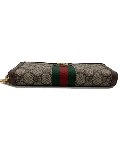 GUCCI（グッチ）GUCCI (グッチ) ロングウォレット ブラウンの古着・服飾アイテム