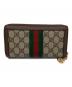 GUCCI (グッチ) ロングウォレット ブラウン：35000円