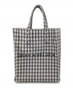 DEAN&DELUCA×TEMBEAディーンアンドデルーカ×テンベア）の古着「ハンドバッグ」｜グレー×ホワイト