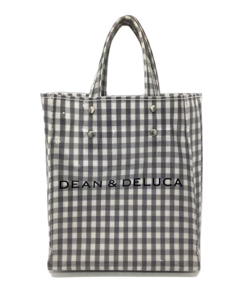 DEAN&DELUCA（ディーンアンドデルーカ）DEAN&DELUCA (ディーンアンドデルーカ) TEMBEA (テンベア) ハンドバッグ グレー×ホワイトの古着・服飾アイテム