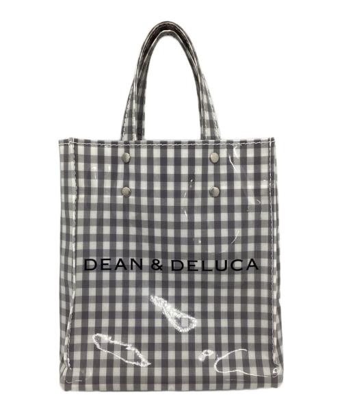 DEAN&DELUCA（ディーンアンドデルーカ）DEAN&DELUCA (ディーンアンドデルーカ) TEMBEA (テンベア) ハンドバッグ グレー×ホワイトの古着・服飾アイテム