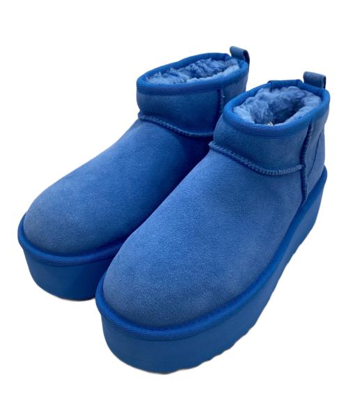 UGG（アグ）UGG (アグ) Classic Ultra Mini Platform ブルー サイズ:24の古着・服飾アイテム