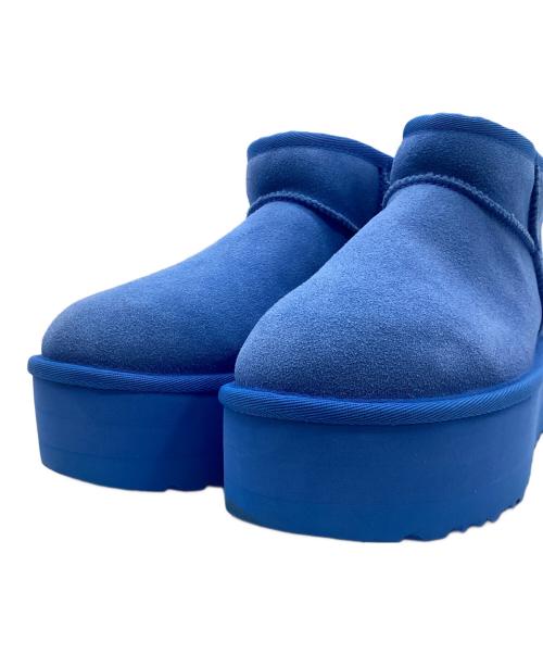 UGG（アグ）UGG (アグ) Classic Ultra Mini Platform ブルー サイズ:24の古着・服飾アイテム