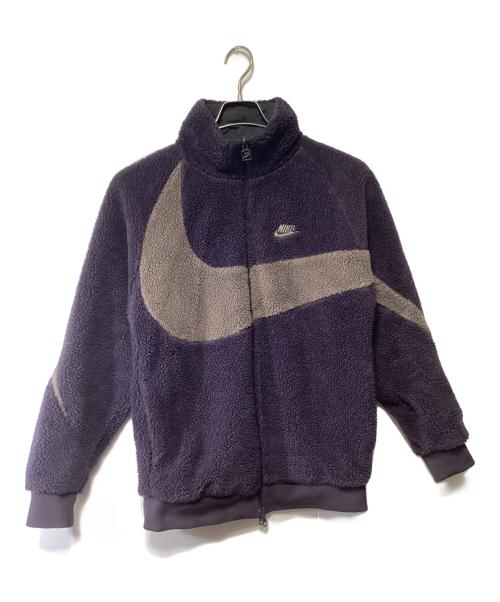 NIKE（ナイキ）NIKE (ナイキ) ボアジャケット パープル×ベージュ サイズ:Sの古着・服飾アイテム