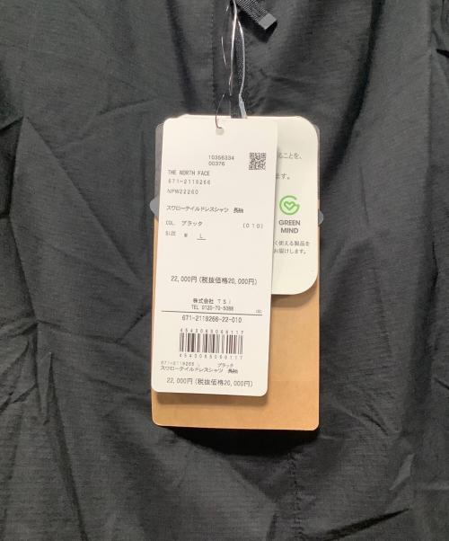 THE NORTH FACE（ザ ノース フェイス）THE NORTH FACE (ザ ノース フェイス) スワローテイルドレスシャツ ブラック サイズ:SIZE Lの古着・服飾アイテム