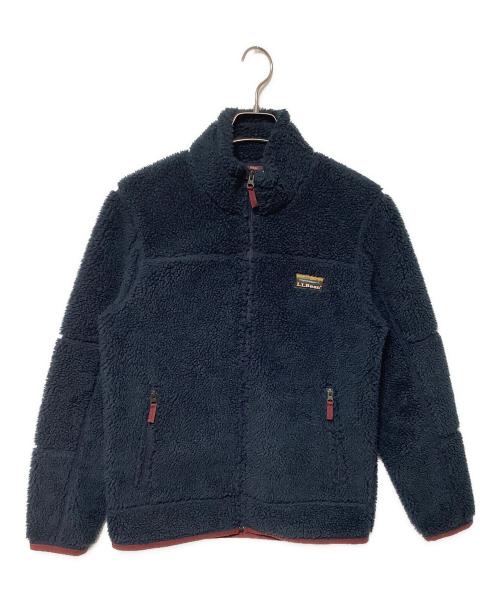 L.L.Bean（エルエルビーン）L.L.Bean (エルエルビーン) フリースジャケット ネイビー×レッド サイズ:サイズSMの古着・服飾アイテム