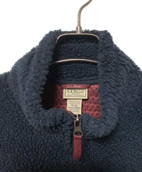 L.L.Bean（エルエルビーン）L.L.Bean (エルエルビーン) フリースジャケット ネイビー×レッド サイズ:サイズSMの古着・服飾アイテム