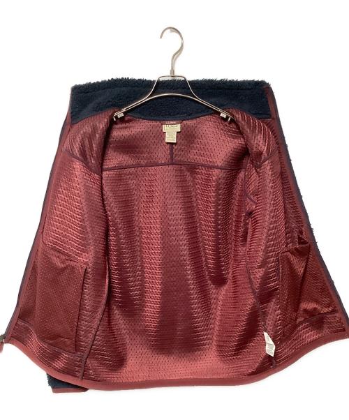 L.L.Bean（エルエルビーン）L.L.Bean (エルエルビーン) フリースジャケット ネイビー×レッド サイズ:サイズSMの古着・服飾アイテム