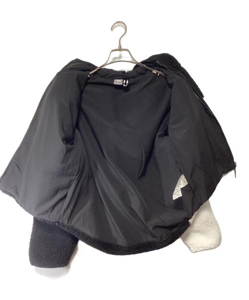 PUMA（プーマ）PUMA (プーマ) ボアジャケット ブラック×ホワイト サイズ:Sの古着・服飾アイテム