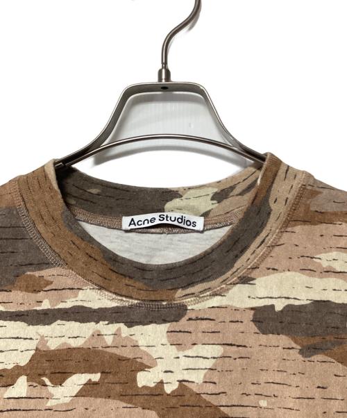Acne studios（アクネ ストゥディオズ）Acne studios (アクネ ストゥディオズ) 半袖Tシャツ ベージュ サイズ:Mの古着・服飾アイテム